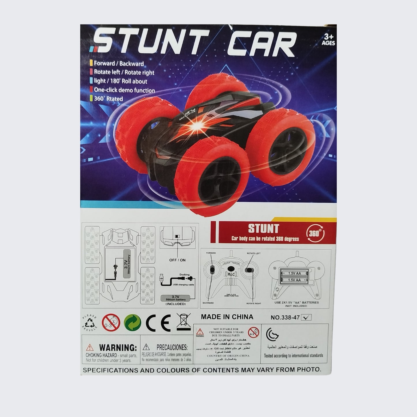 Roll About Stunt Remote Control Car For Kids