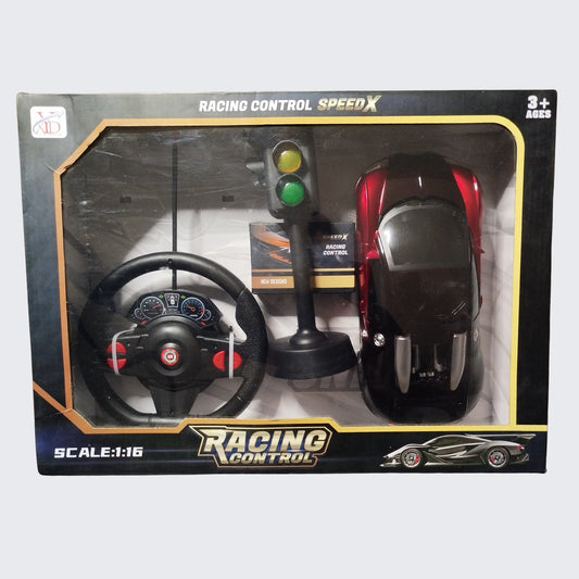 Remote Control Racing Car with Steering Wheel and Pedals