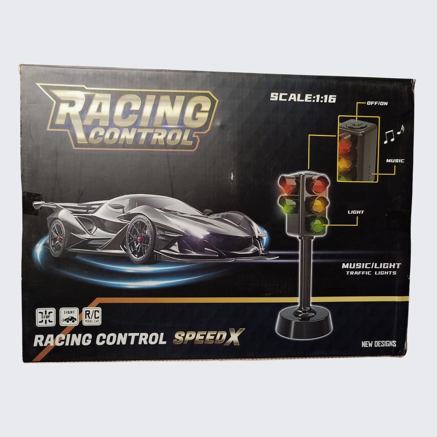 Remote Control Racing Car with Steering Wheel and Pedals